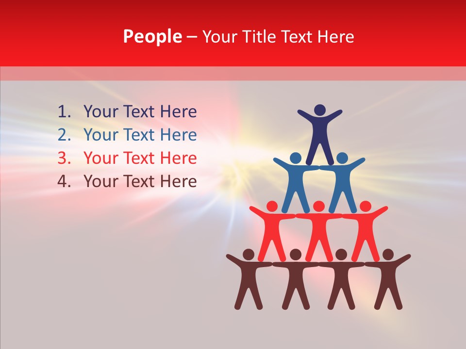 Human Office Team PowerPoint Template