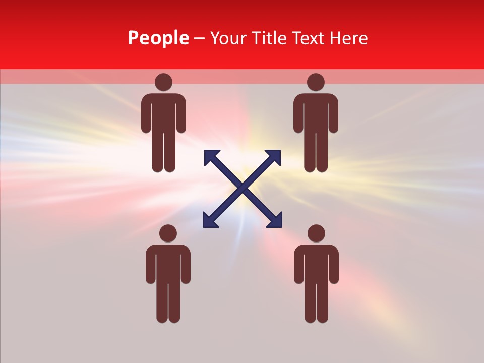 Human Office Team PowerPoint Template