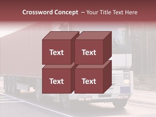 Blurred Perspective Rig PowerPoint Template
