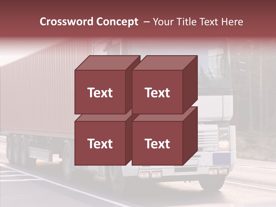 Blurred Perspective Rig PowerPoint Template