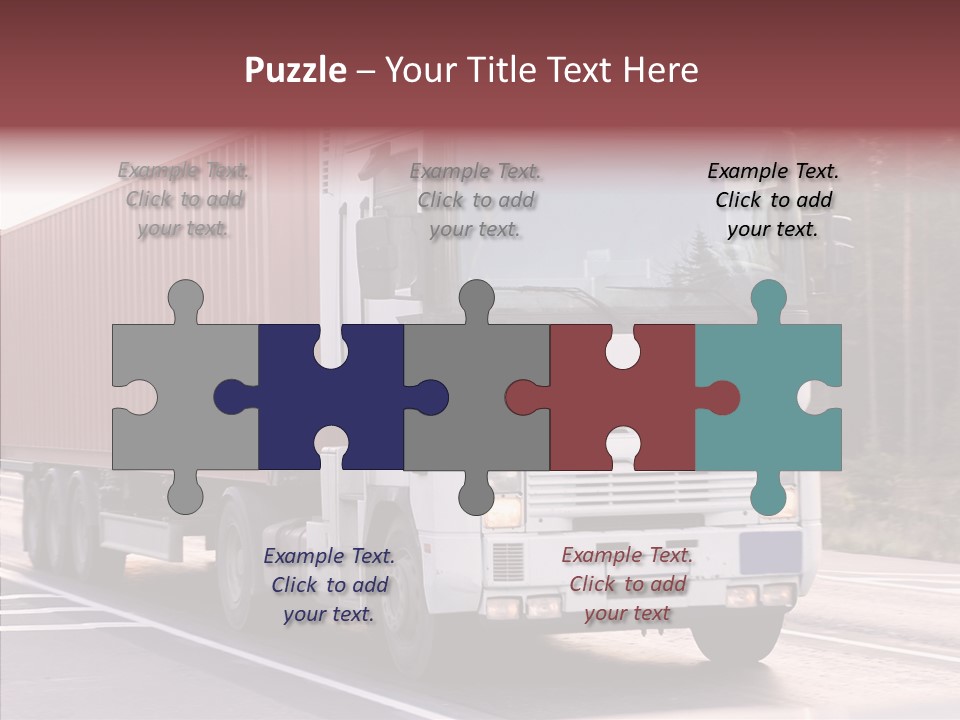 Blurred Perspective Rig PowerPoint Template