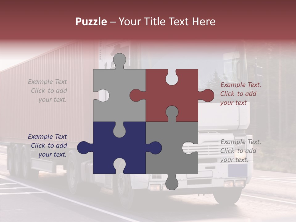 Blurred Perspective Rig PowerPoint Template