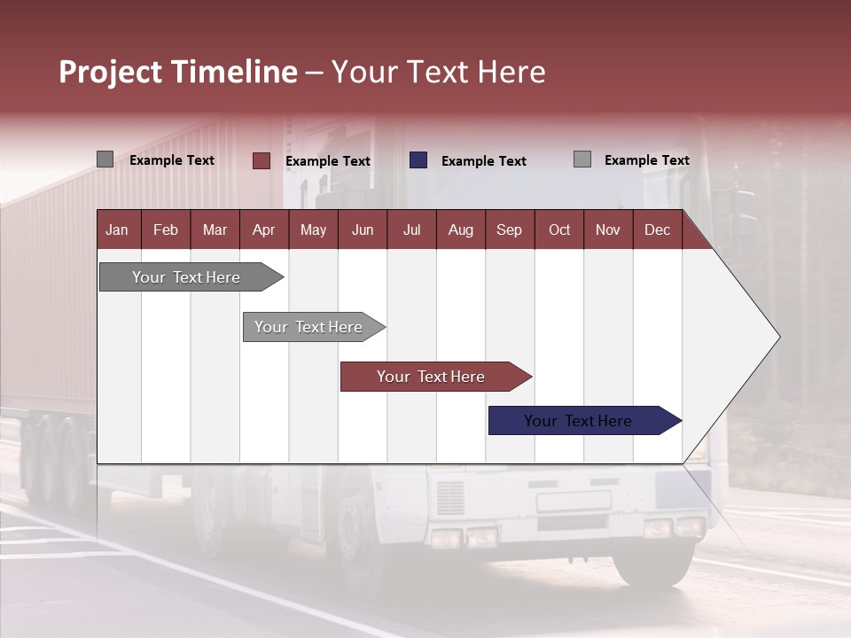 Blurred Perspective Rig PowerPoint Template