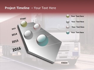 Blurred Perspective Rig PowerPoint Template
