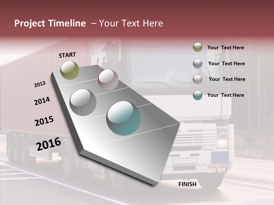 Blurred Perspective Rig PowerPoint Template