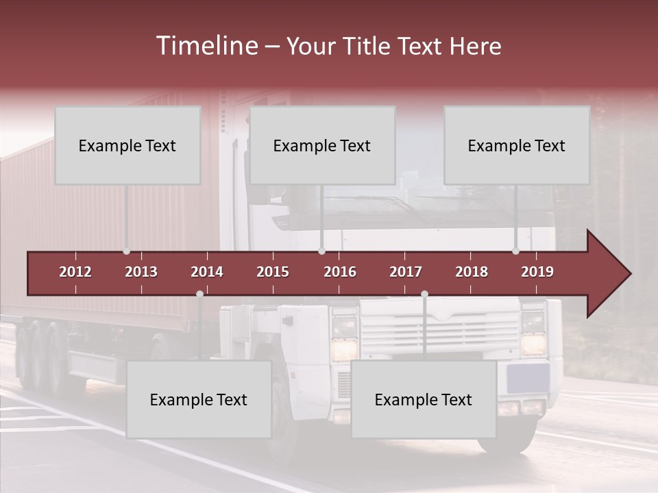 Blurred Perspective Rig PowerPoint Template