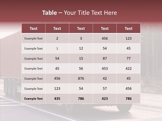 Blurred Perspective Rig PowerPoint Template