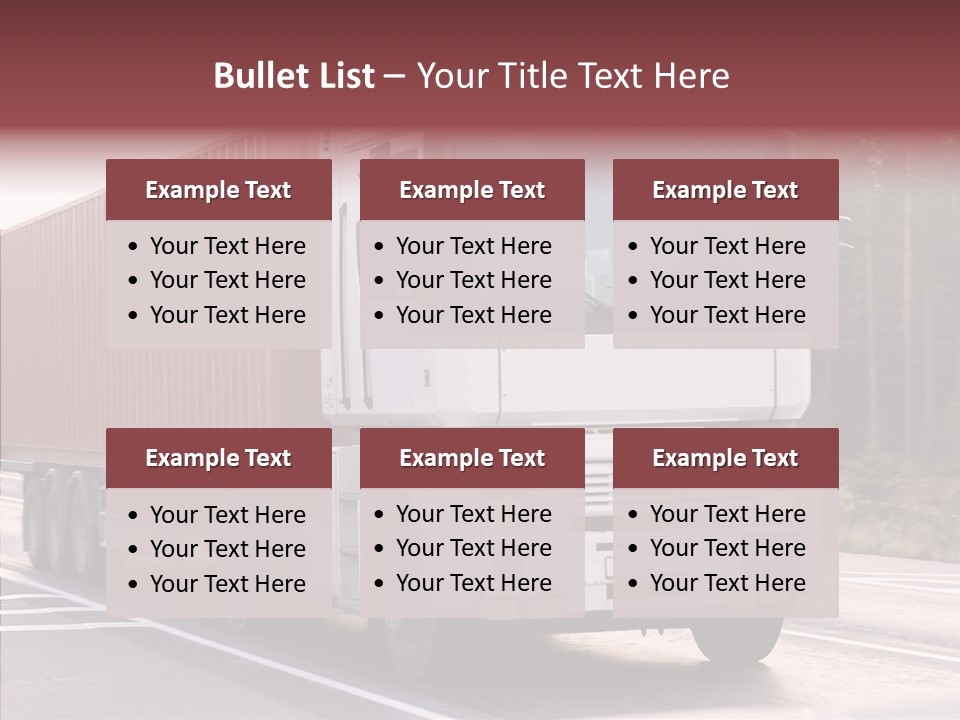 Blurred Perspective Rig PowerPoint Template
