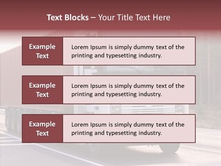 Blurred Perspective Rig PowerPoint Template