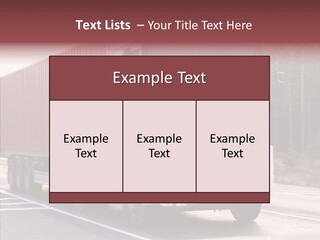 Blurred Perspective Rig PowerPoint Template