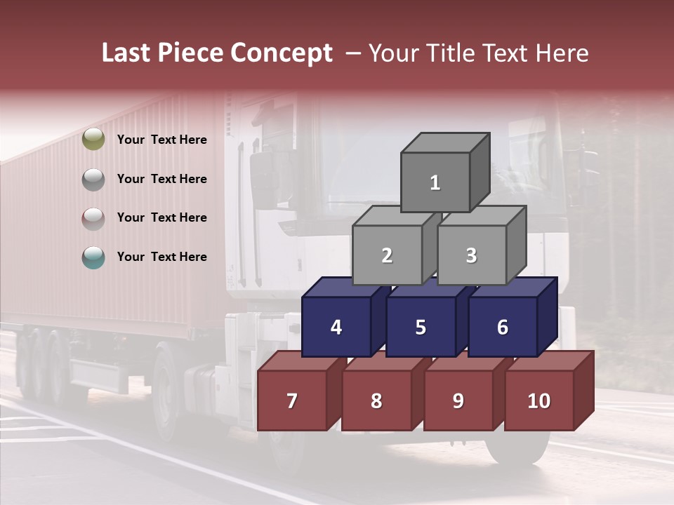 Blurred Perspective Rig PowerPoint Template
