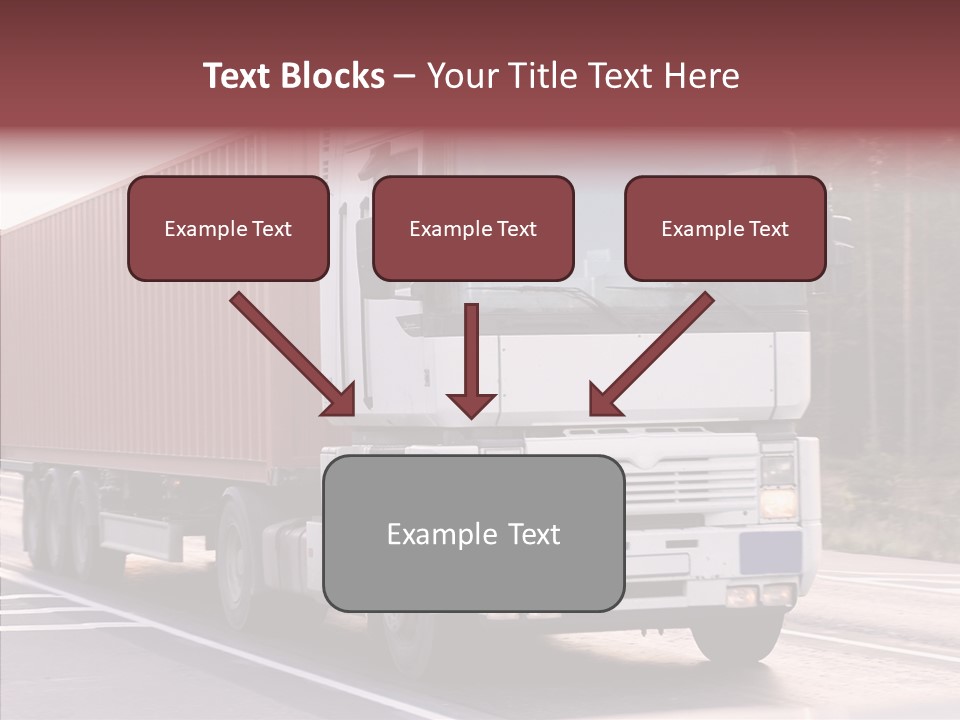 Blurred Perspective Rig PowerPoint Template