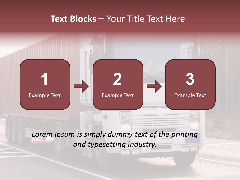 Blurred Perspective Rig PowerPoint Template
