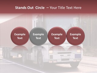 Blurred Perspective Rig PowerPoint Template