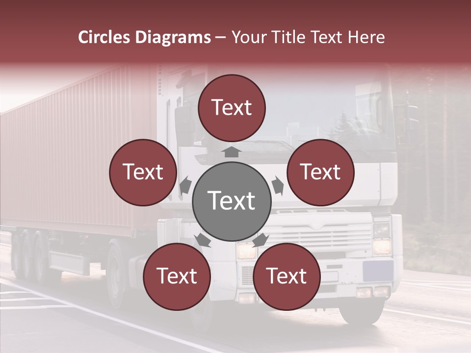 Blurred Perspective Rig PowerPoint Template