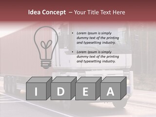 Blurred Perspective Rig PowerPoint Template