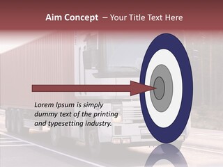 Blurred Perspective Rig PowerPoint Template