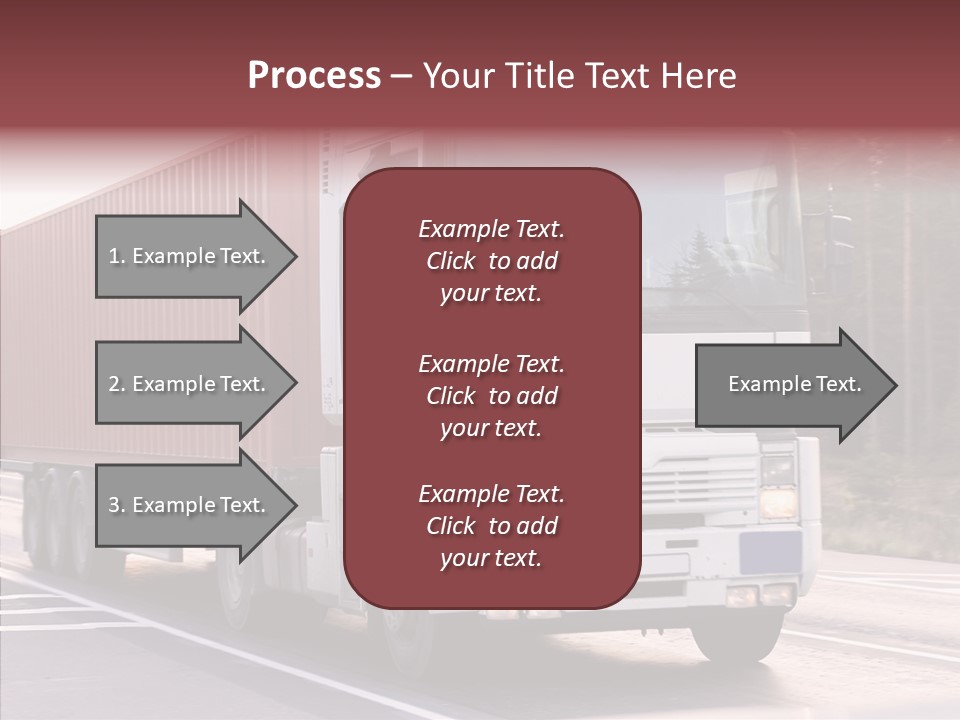 Blurred Perspective Rig PowerPoint Template