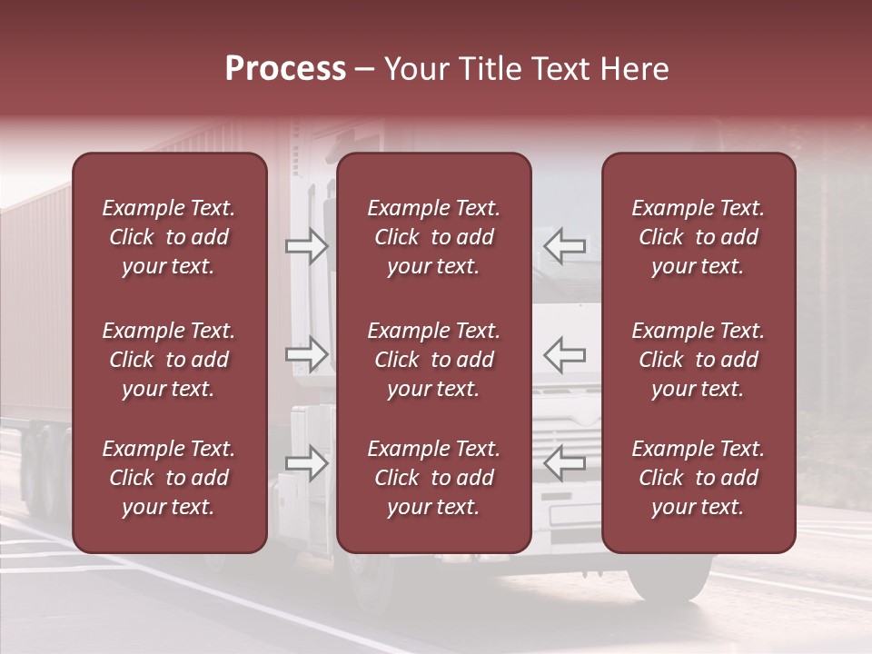 Blurred Perspective Rig PowerPoint Template