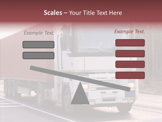 Blurred Perspective Rig PowerPoint Template