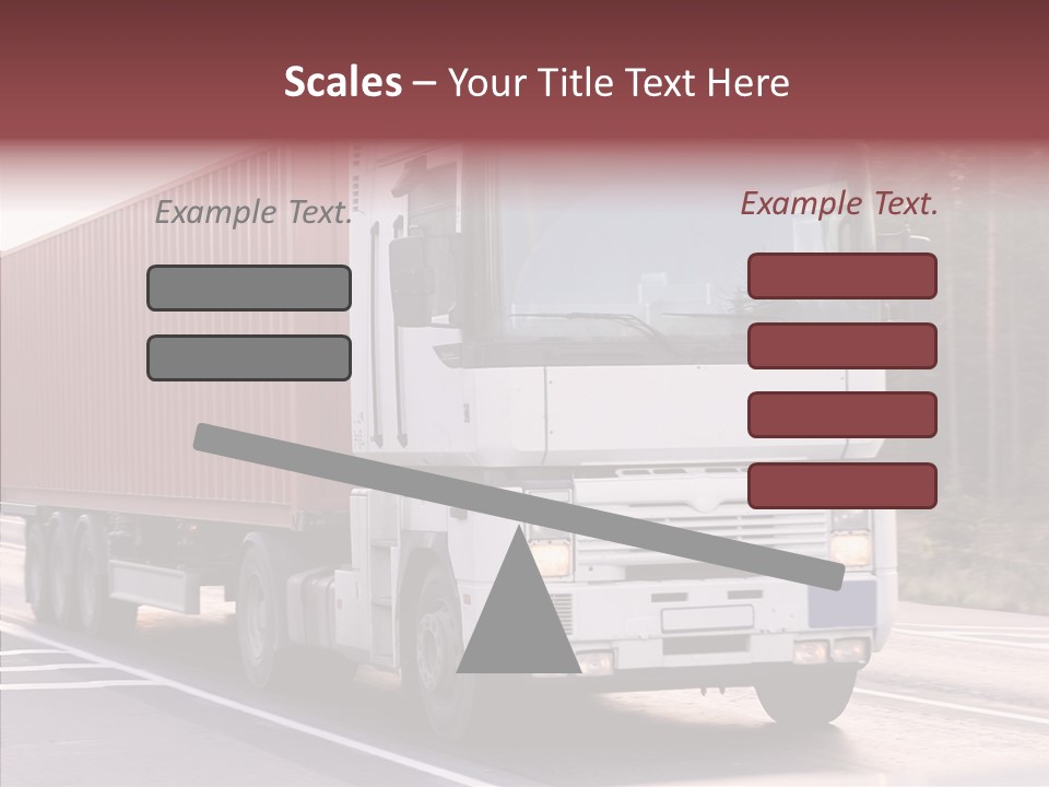 Blurred Perspective Rig PowerPoint Template