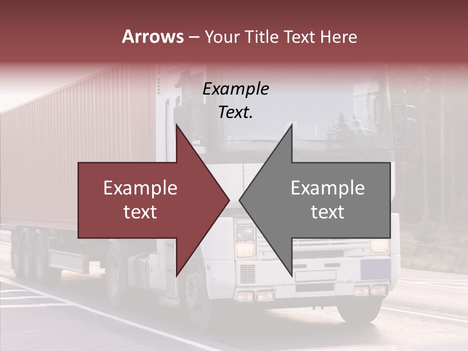 Blurred Perspective Rig PowerPoint Template