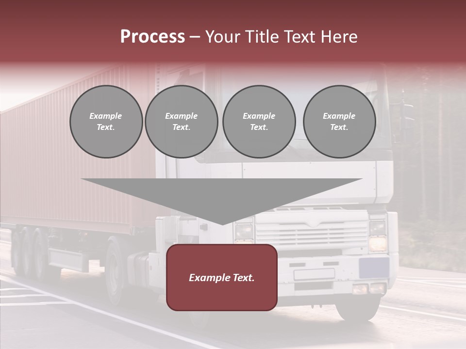 Blurred Perspective Rig PowerPoint Template