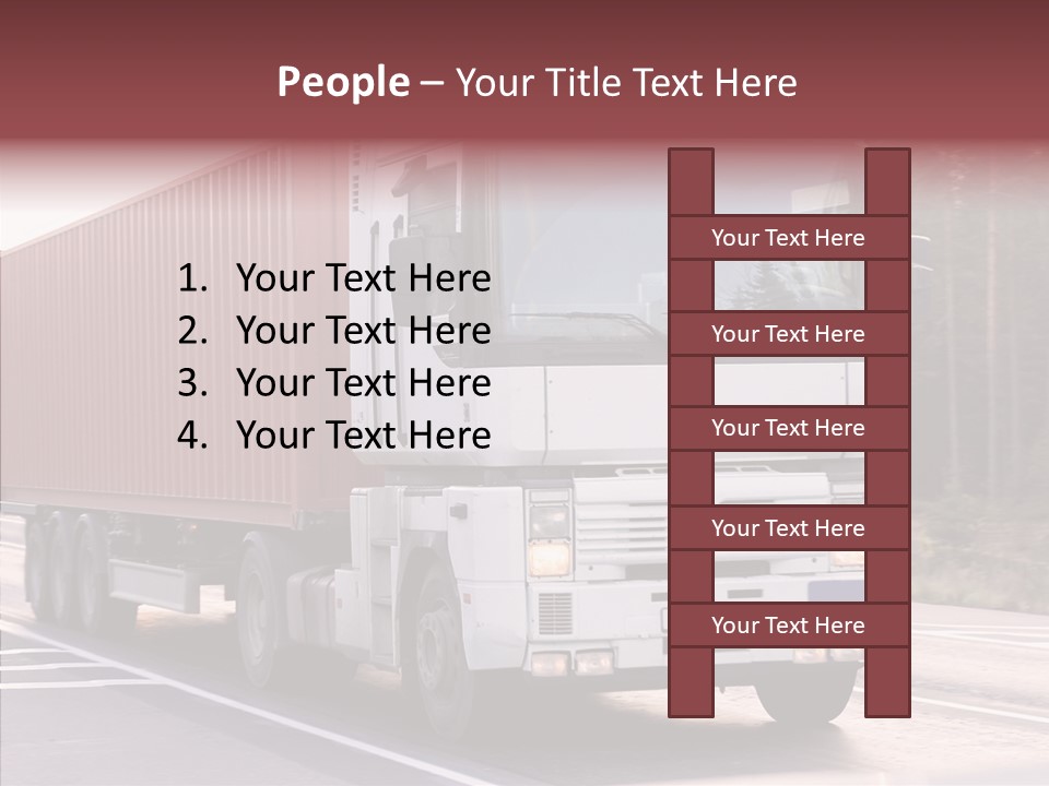 Blurred Perspective Rig PowerPoint Template