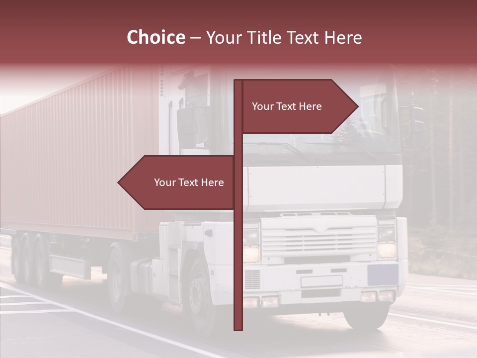 Blurred Perspective Rig PowerPoint Template