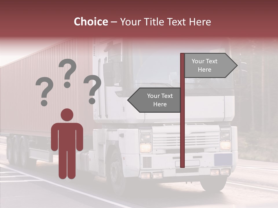 Blurred Perspective Rig PowerPoint Template