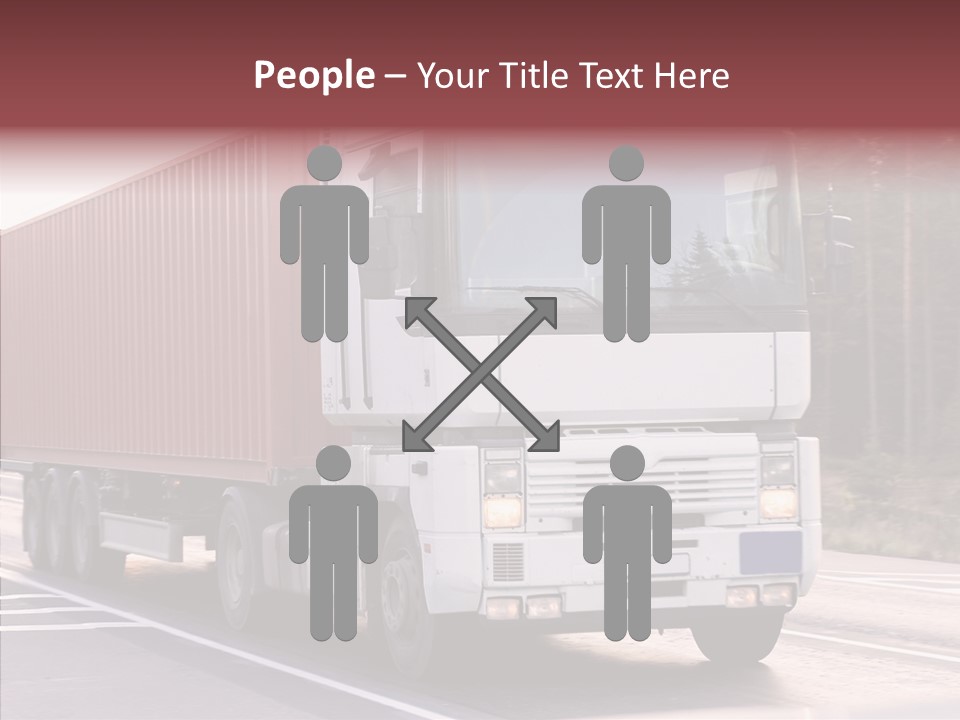 Blurred Perspective Rig PowerPoint Template