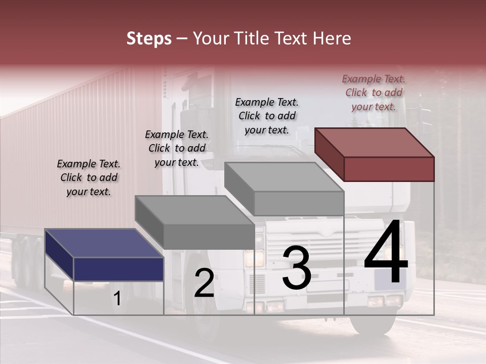 Blurred Perspective Rig PowerPoint Template