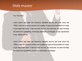 Achievement One Smiling PowerPoint Template