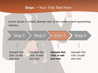 Achievement One Smiling PowerPoint Template