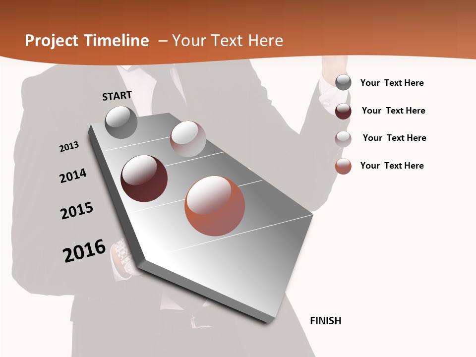 Achievement One Smiling PowerPoint Template