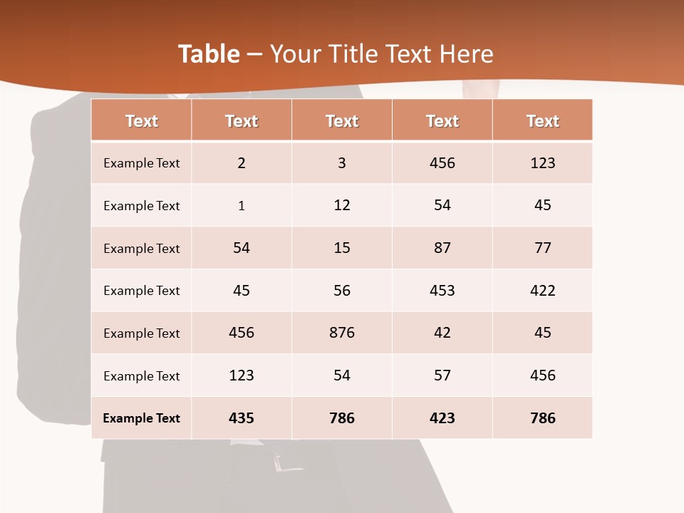 Achievement One Smiling PowerPoint Template