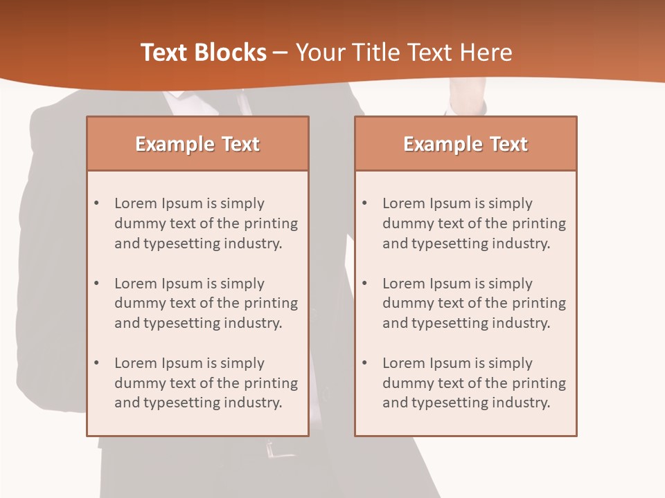 Achievement One Smiling PowerPoint Template