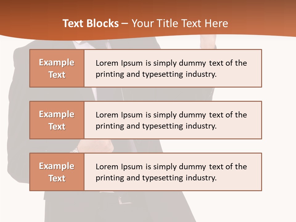 Achievement One Smiling PowerPoint Template