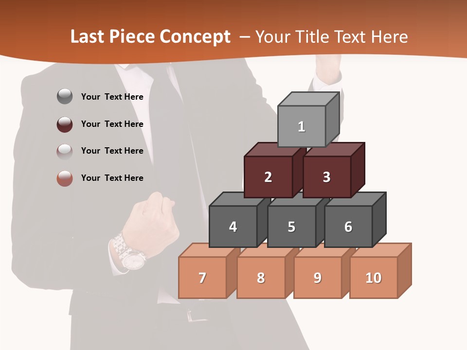 Achievement One Smiling PowerPoint Template