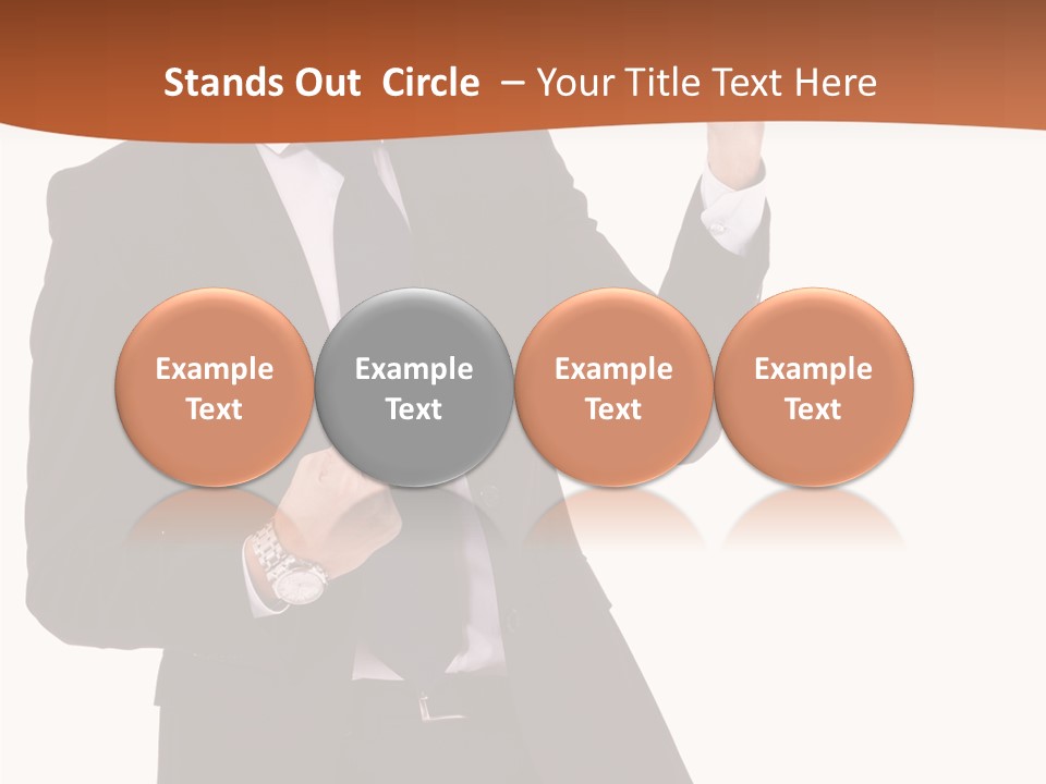 Achievement One Smiling PowerPoint Template