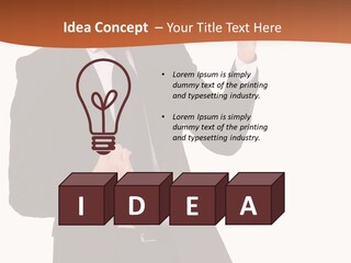 Achievement One Smiling PowerPoint Template