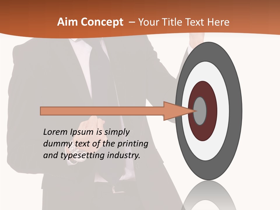 Achievement One Smiling PowerPoint Template