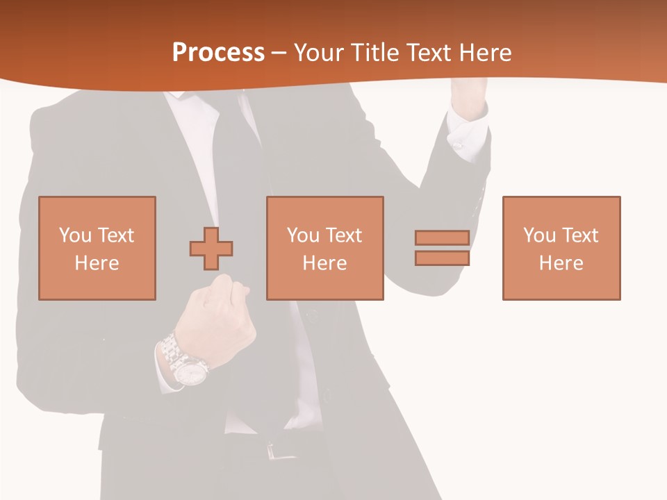 Achievement One Smiling PowerPoint Template