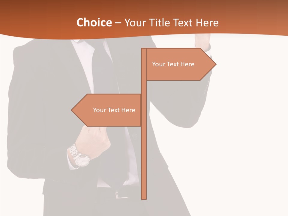 Achievement One Smiling PowerPoint Template