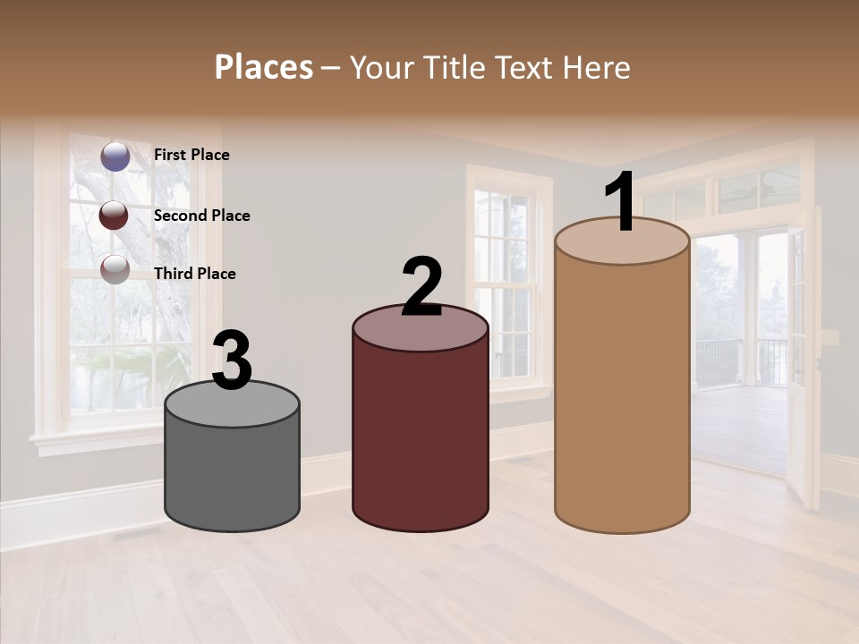 Residential Decor Diningroom PowerPoint Template