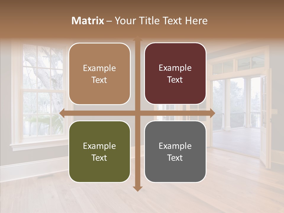 Residential Decor Diningroom PowerPoint Template