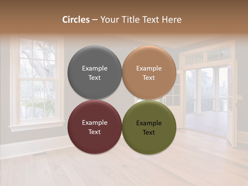 Residential Decor Diningroom PowerPoint Template