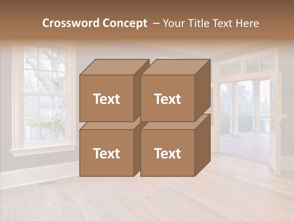 Residential Decor Diningroom PowerPoint Template