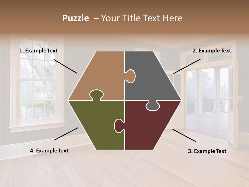 Residential Decor Diningroom PowerPoint Template