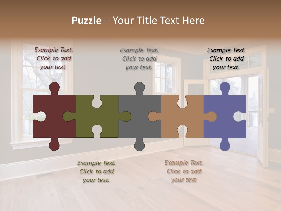 Residential Decor Diningroom PowerPoint Template